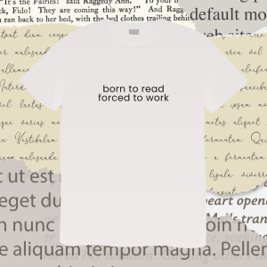 Remera Born to read
