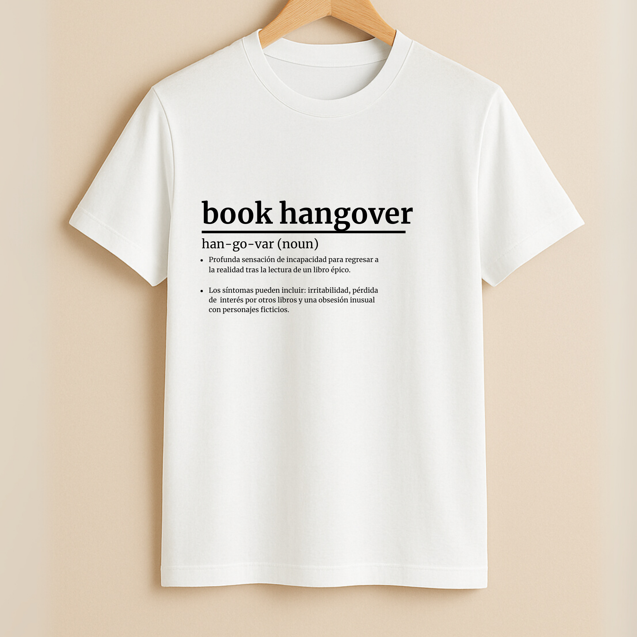 Remera Book Hangover