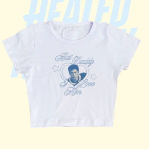 Baby Tee Remera I Love Him